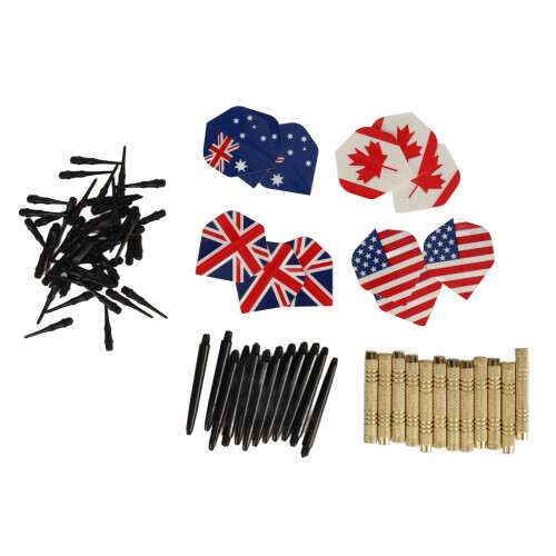 Soft-Tip Dart-Set mit 50 Tips, 12 Flights, einfacher Austausch, 171 g 1