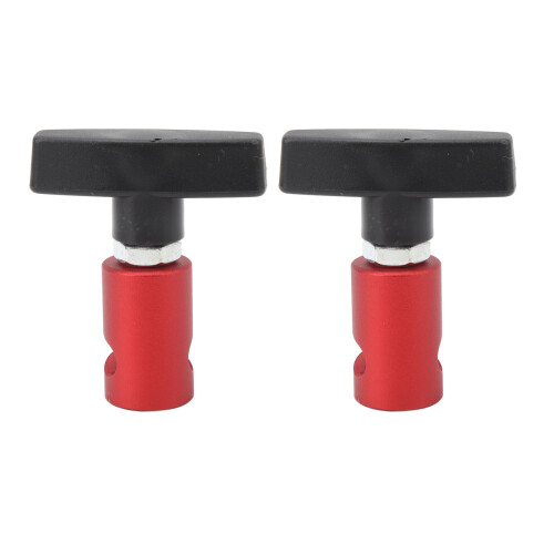 2pcs Car Lift Support Clamp & Spark Plug Caliper Tool 14mm Red 2