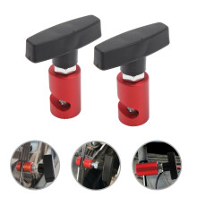 2pcs Car Lift Support Clamp & Spark Plug Caliper Tool 14mm Red