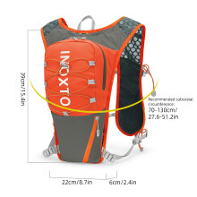 Nylon 5L Trinkrucksack Wasserpack für Laufen, Wandern, Sport