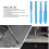 4PCS Masonry Drill Bits Blue Glass Concrete Marble Multi-Function 6