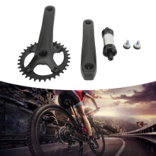 Mountainbike-Kurbelgarnitur 34T 104BCD Aluminiumlegierung für 7–12 Geschwindigkeiten