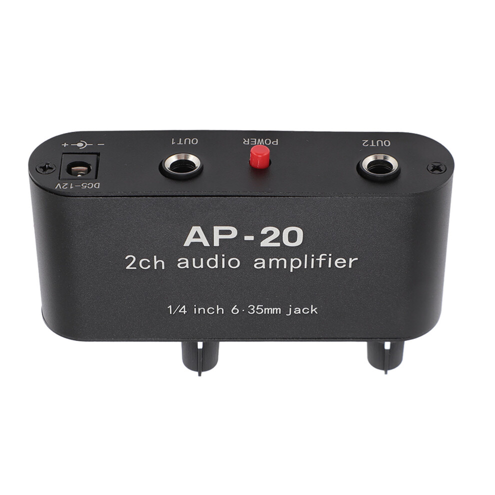 Stereo Sound Amplifier With 6.35Mm Dual Channel Input And Output 3111336268020
