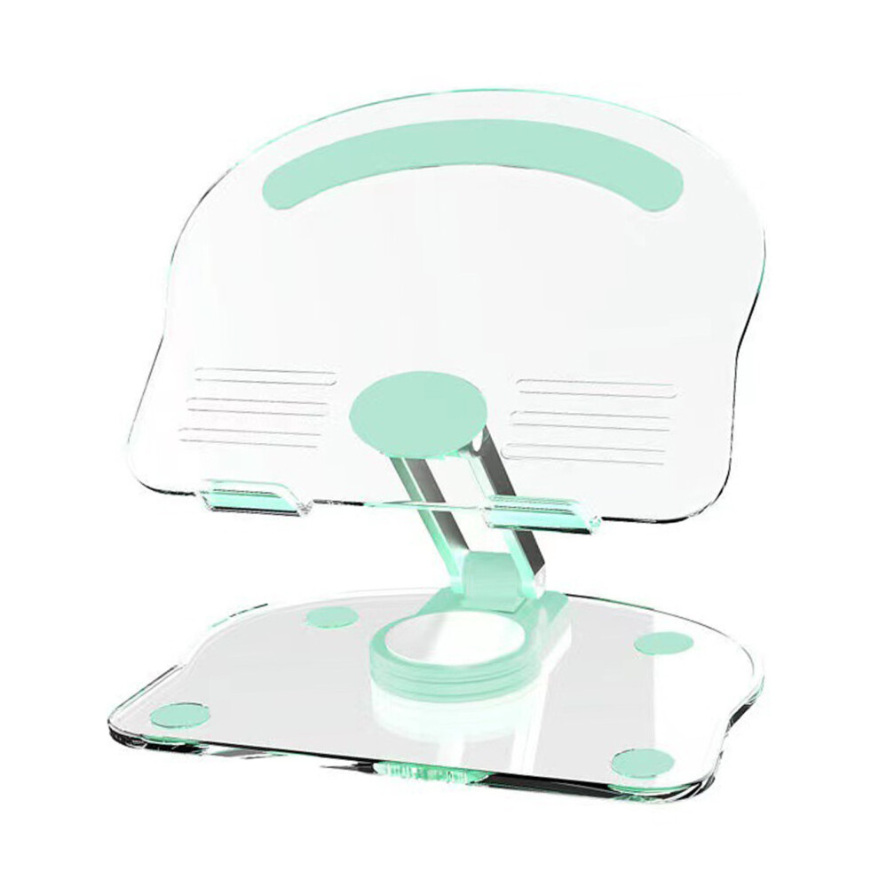360 Rotating Acrylic Tablet Stand Holder, Liftable & Foldable, Green 8751336275885