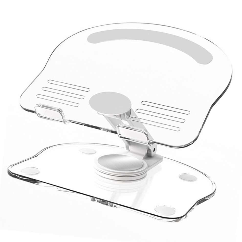 360 Rotating Acrylic Tablet Stand Holder, 17.5Cm White 5021336276018