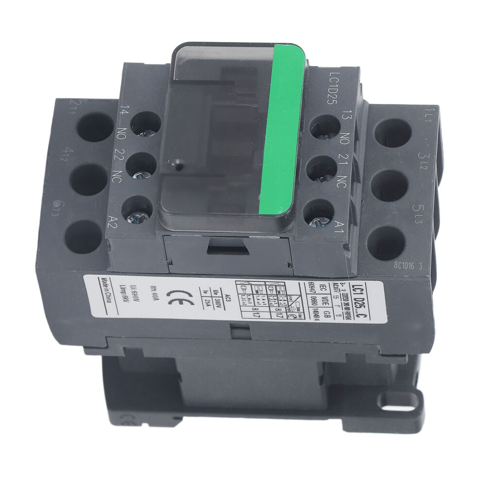 Ac Contactor 1No 1Nc 25A 380V High Voltage Coil Motor Controller 4621336279418
