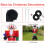 8ft Waterproof Outdoor Inflatable Nutcracker with LED Lights for Garden Yard 6