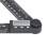 LCD Digital Angle Ruler 0‑300mm 0‑360 Protractor Black 9