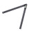 LCD Digital Angle Ruler 0‑300mm 0‑360 Protractor Black 16