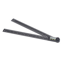 LCD Digital Angle Ruler 0‑300mm 0‑360 Protractor Black