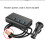 3 Steckplatz + 3 USB QC3.0 Auto-Ladeadapter 120W DC12-24V 12