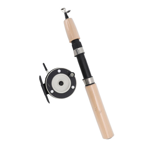 65cm Eisfischerangler-Set mit Rolle, Glatter, rutschfester Griff für Forelle & Zander 2