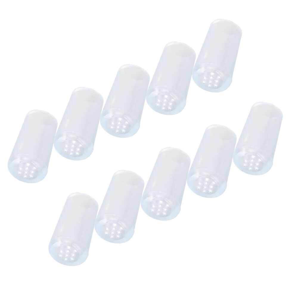 10PCS Silicone Enema Douche Nozzle Reusable 8mm Cleansing Tool
