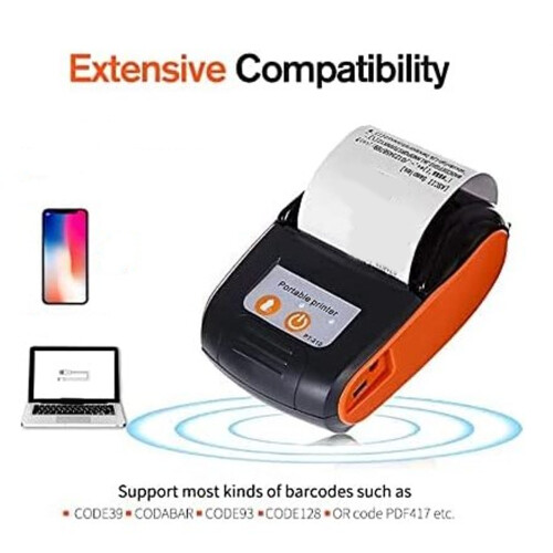 PT 210 Wireless Bluetooth Thermal Printer 58mm 1500mAh Compact for Android 2
