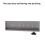 Aluminum Alloy Handle Punching Locator 7 Holes Adjustable Silver 7
