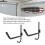 Versatile Iron Kayak Storage Rack Wall Mount Foldable 50kg Capacity 7