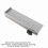 Aluminum Alloy Handle Punching Locator 7 Holes Adjustable Silver 5