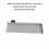 Aluminum Alloy Handle Punching Locator 7 Holes Adjustable Silver 4