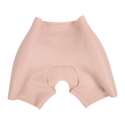 Silicone Butt Lifter Shorts: Open Crotch Thick Padding Skin Color M 2