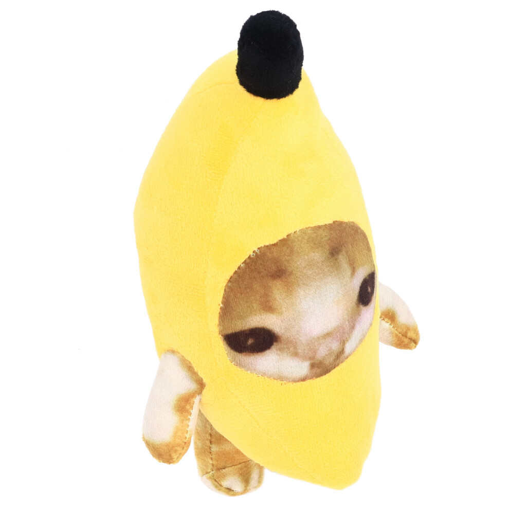 20cm Banana Cat Plush - Cozy Cartoon Stuffed Toy & Home Decoration
