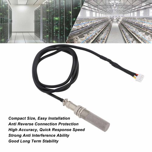 High Accuracy Remote Temp & Humidity Sensor, Aluminum, -40-125 2