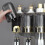 Wall Mounted Toothbrush Holder 3 Cups Black Plastic Hygienic Durable 6