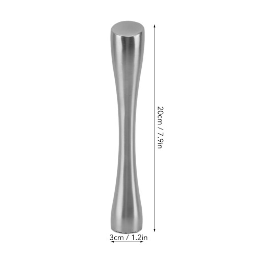 Stainless Steel Cocktail Muddler 20cm for Mojitos & Fruit Drinks 1