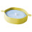 Foldable Yellow Silicone Popcorn Bucket with Handle, Large Capacity 13