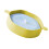Foldable Yellow Silicone Popcorn Bucket with Handle, Large Capacity 11