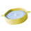 Foldable Yellow Silicone Popcorn Bucket with Handle, Large Capacity 12