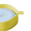 Foldable Yellow Silicone Popcorn Bucket with Handle, Large Capacity 9