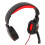 Wired Noise Cancelling Gaming Headset Over Ear with Mic, Black & Red 12
