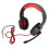 Wired Noise Cancelling Gaming Headset Over Ear with Mic, Black & Red 14
