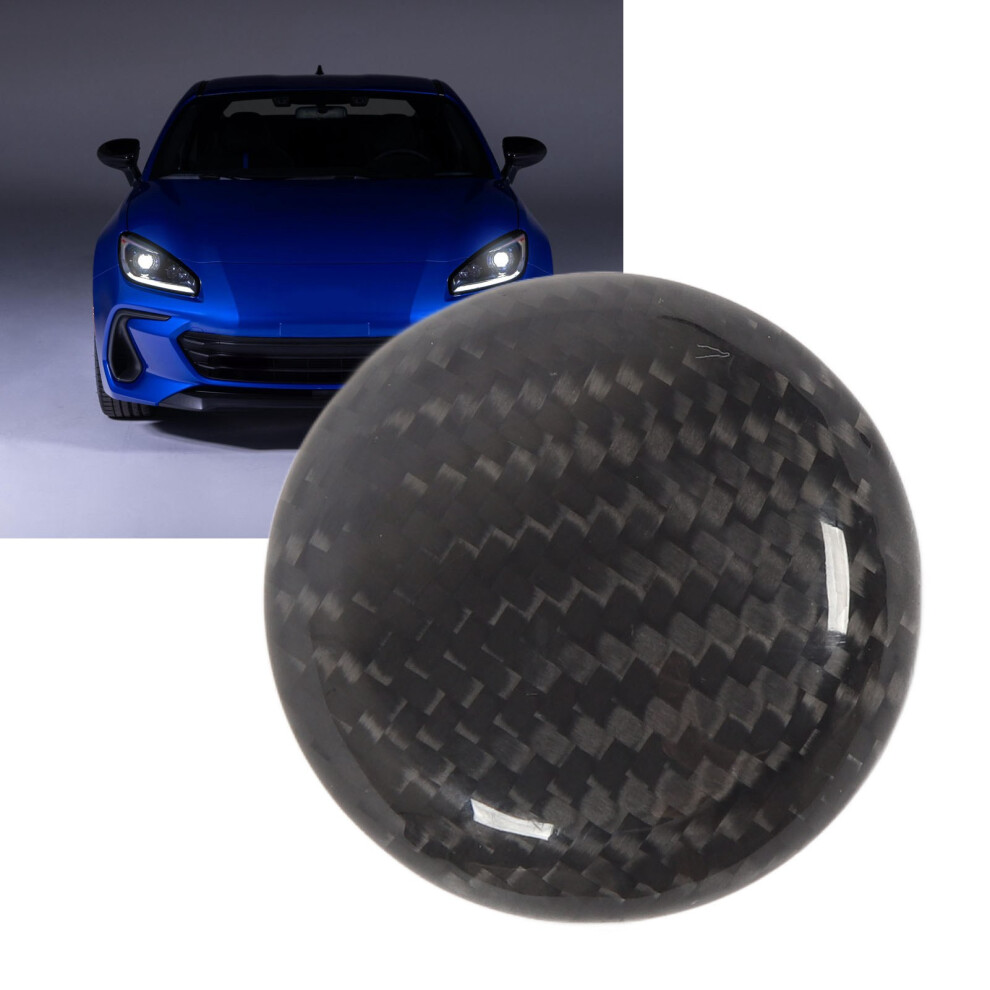 Glossy Carbon Fiber Shift Knob Cover For Toyota Gr86 2022+ | Brz 8451336302672