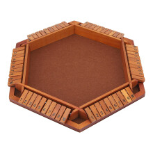 Holz-Brettspiel Mathe-Box Würfelspiel für 1-6 Spieler Familien-Tischspiel Würfelspiel