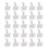 Durable 25PCS Sliding Window Locks Includes Key Rustproof Aluminum 3