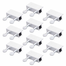 10Pcs Aluminum Alloy Sliding Window Locks Adjustable Home Safety Stopper