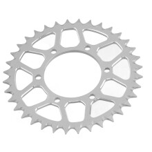 36T Aluminium-Hinterradkettenrad für 1/4 Promoto MX Elektromotorrad Silber