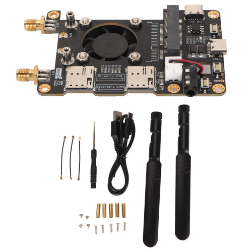 3G/4G LTE Basis HAT für Tinker / RasPi / Rock64 mit Dual SIM & LED 2