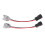 Fuel Injector Connector Adapters 2 Pack Compatible with EV1 Style Injectors 12