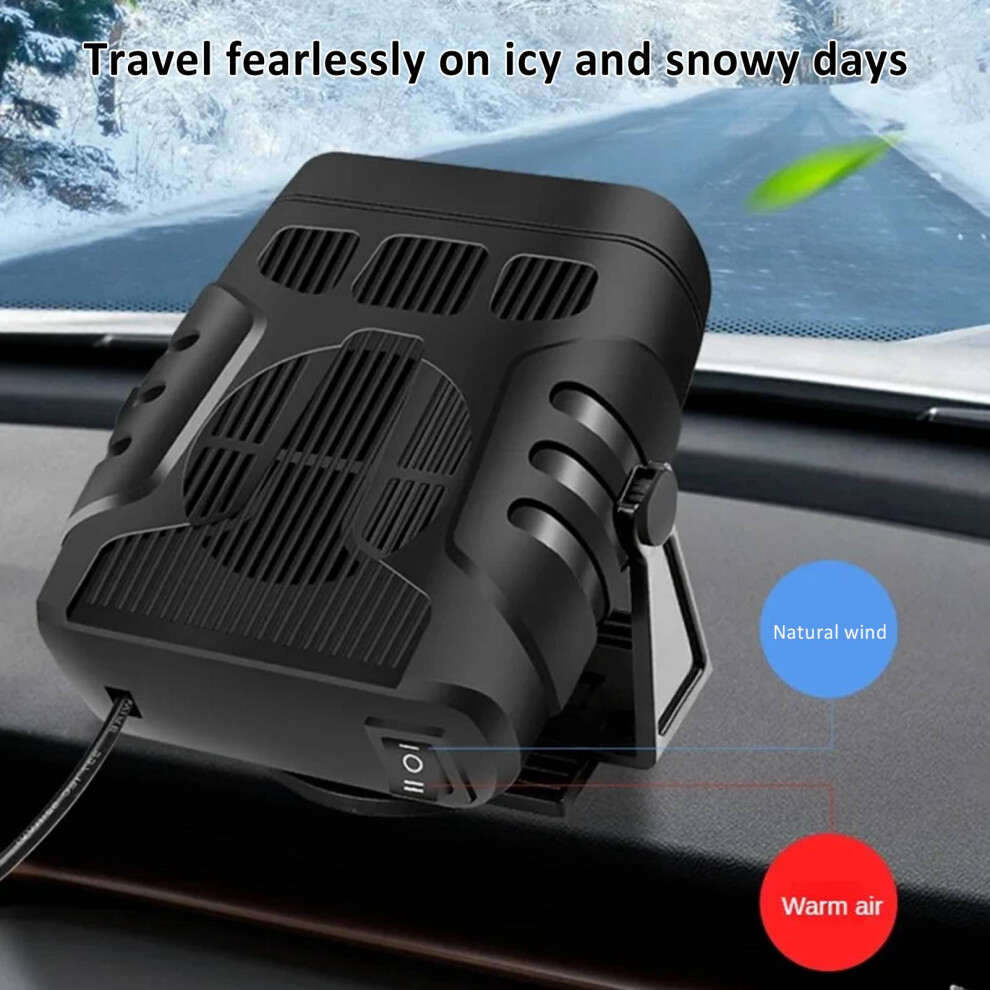 Vehicle Defogger Heater 12V/24V For Quick Warmth & Clear Visibility 7891336326215