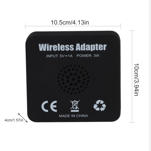 Kabelloser Auto-Adapter für iPhone 6+ iOS 10+ Plug & Play, 5V 2.1A 1