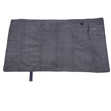 Dunkelgraue USB Elektedecke, SchnellesHeizen, Polyester, 511g