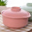 Multifunction Pink Noodle Bowl Convenient for Students & Professionals 1