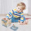 Bright Beech Wooden Activity Cube for Babies, Educational & Multifunctional 15