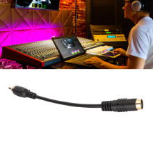 Mini DIN 4 Pin to RCA S Video Adapter Cable Female to Male Plug