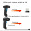 Barcode-Scanner 2.4G Wireless Bluetooth Kabelverbindung Selbsternennung 2D Barcode-Scanner für Windows, Android und iOS 5