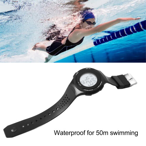 LED Digital wasserdichte Uhr für Schüler, 240mAh, Schwarz 2