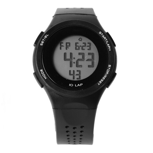 LED Digital wasserdichte Uhr für Schüler, 240mAh, Schwarz 1