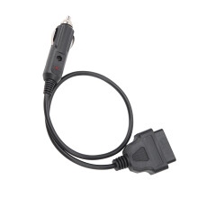 OBD2 Fahrzeug ECU Notfall-Stromversorgungskabel 12V mit Zigarettenanzünder, Auto-zu-OBD-Weiblicher Anschluss Kabeladapter